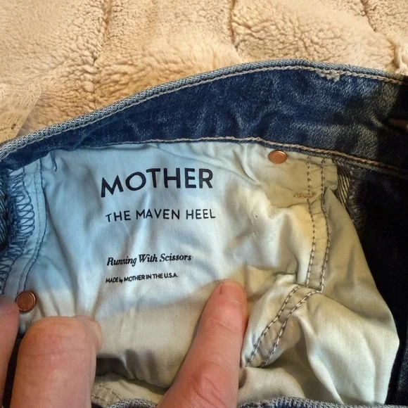 MOTHER "The Maven Heel" in Running With Scissors, Size 28 - Picture 3 of 4